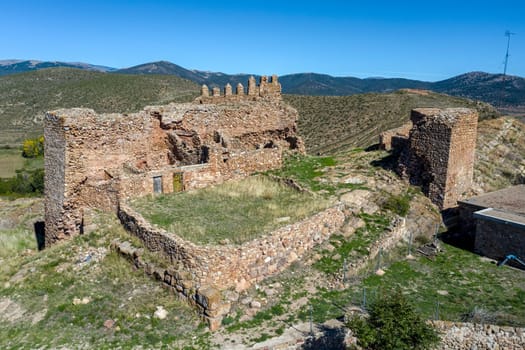 Castle ofAranda de Moncayo, is a 12th century fortress, Zaragoza Spain