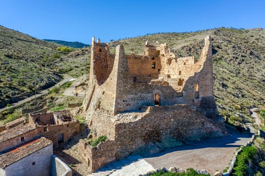 Jarque de Moncayo Castle, Gothic style located in the Zaragoza municipality of Spain and which is in serious danger of ruin.