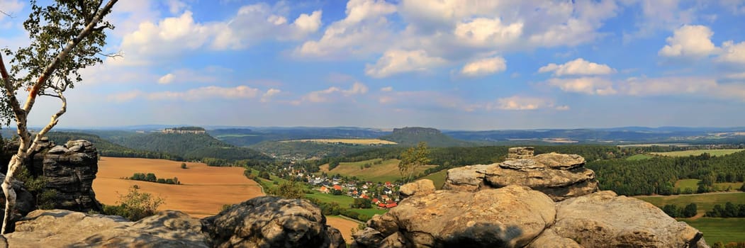 The Pfaffenstein is a unique viewing platform in the Elbe Sandstone Mountains near Königstein