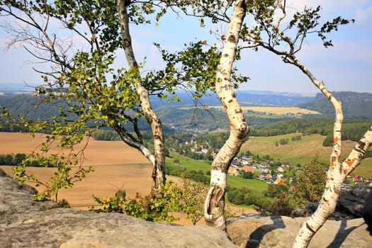 The Pfaffenstein is a unique viewing platform in the Elbe Sandstone Mountains near Königstein