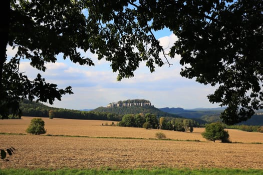The Pfaffenstein is a unique viewing platform in the Elbe Sandstone Mountains near Königstein