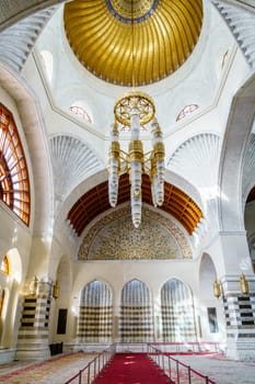 December 4, 2016, Muscat, Oman: Prayer hall of Mosque Muhammad al-Amin in Muscat, Oman