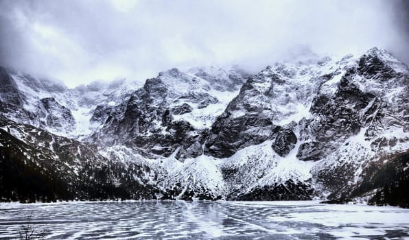 Rysy mountain in Poland