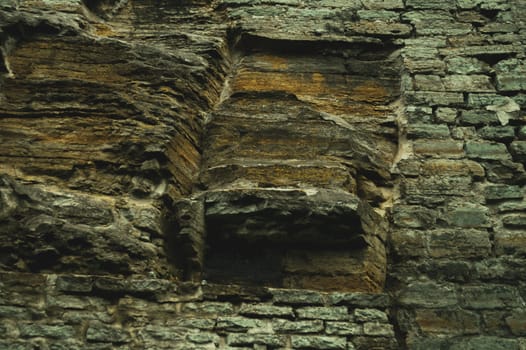 Stone wall background. abstract grunge texture. rocky brick wall masonry