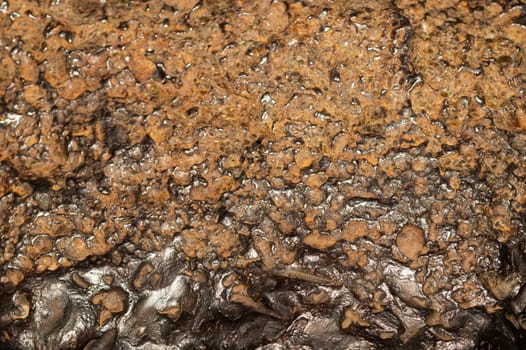 Meteorite texture background. meteorite surface close up. stone backdrop