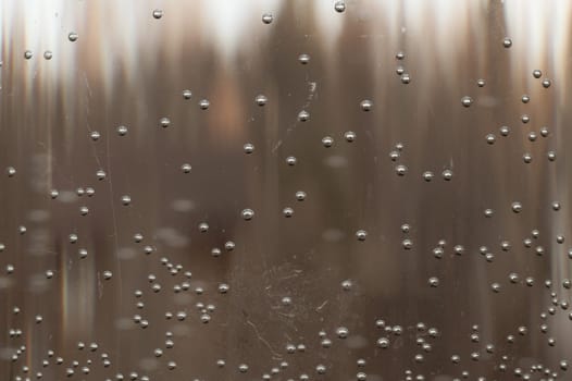 Water bubbles macro. bubbles in a vessel. nature background