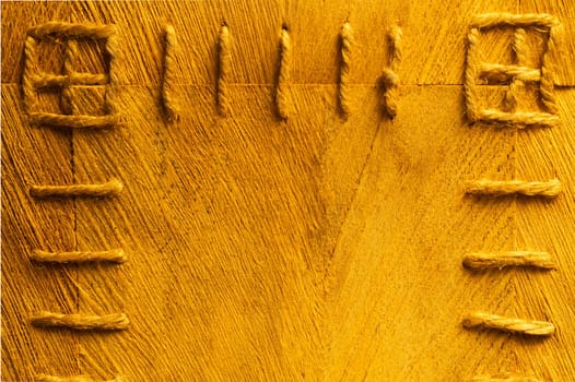 Rough wood macro texture. brown wooden material background