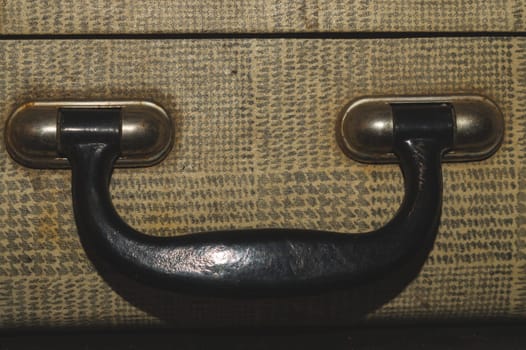 Retro suitcases. old luggage. vintage baggage. retro case background