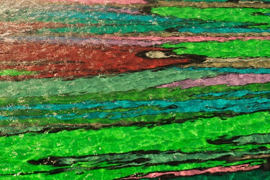 colorful pool water abstract background. colored bottom of the pool with rippled water