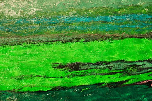 colorful pool water abstract background. colored bottom of the pool with rippled water
