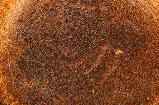 Brown leather texture close up. rough material abstract background