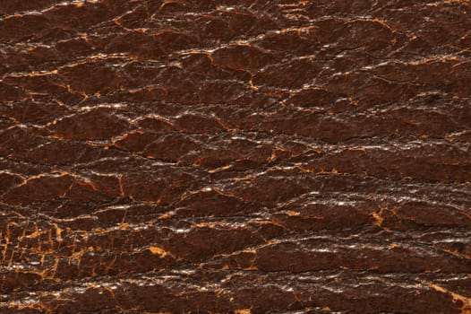 Brown leather texture close up. rough material abstract background