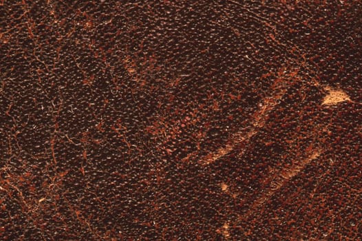 Brown leather texture close up. rough material abstract background
