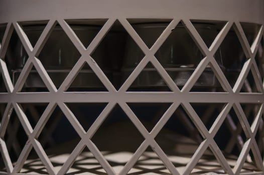 Metal grid of industrial detail background