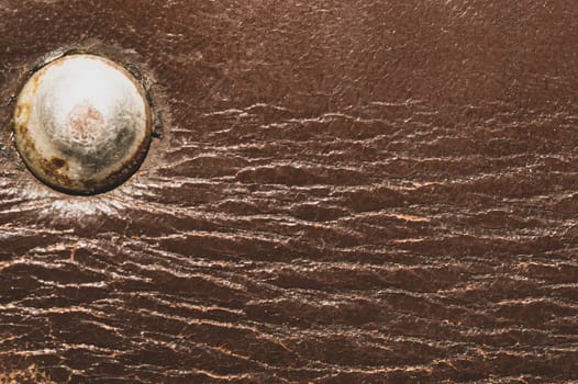 Brown leather texture close up. rough material abstract background