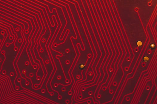 Electronic circuit board abstract background. computer motherboard close up. modern technologies. micro elements of computer with connections and traces. Intelligent technology