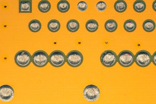 Electronic circuit board abstract background. computer motherboard close up. modern technologies. micro elements of computer with connections and traces. Intelligent technology