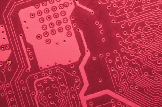 Electronic circuit board abstract background. computer motherboard close up. modern technologies. micro elements of computer with connections and traces. Intelligent technology