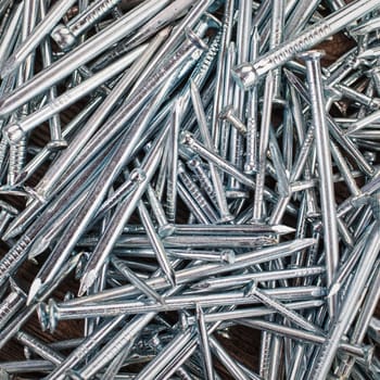 iron nails background