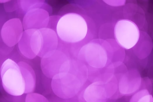 Abstract and blurred Purple Christmas lights