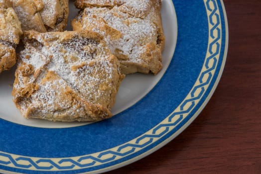 Handmade cookies from italian traditional pastry, sweet and tasty
