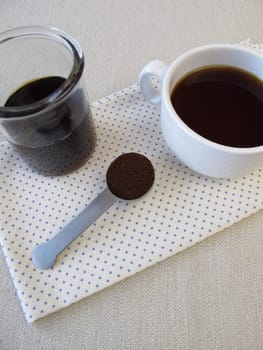 Cold brewed coffee