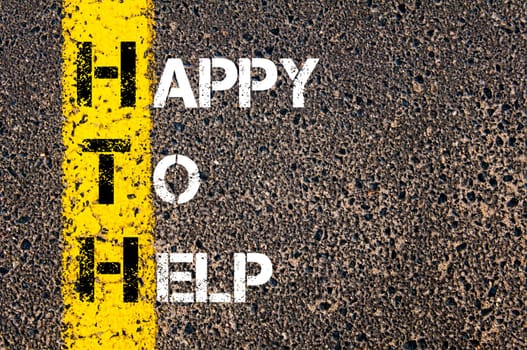Business Acronym BMI - Body Mass Index..Yellow paint line on the road against asphalt background. Conceptual image