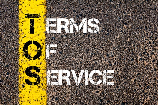 Business Acronym BMI - Body Mass Index..Yellow paint line on the road against asphalt background. Conceptual image