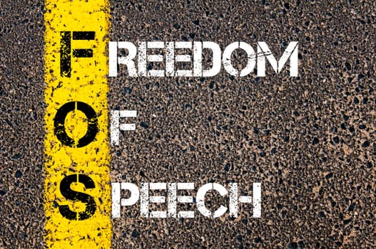Business Acronym BMI - Body Mass Index..Yellow paint line on the road against asphalt background. Conceptual image