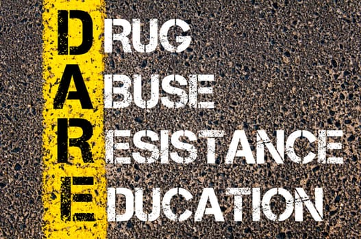 Business Acronym BMI - Body Mass Index..Yellow paint line on the road against asphalt background. Conceptual image