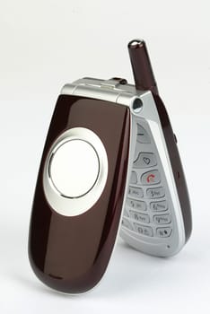 mobile phone on a white background