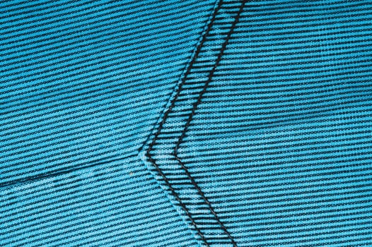 Vintage jeans. turquoise textile. blue fabric texture close up