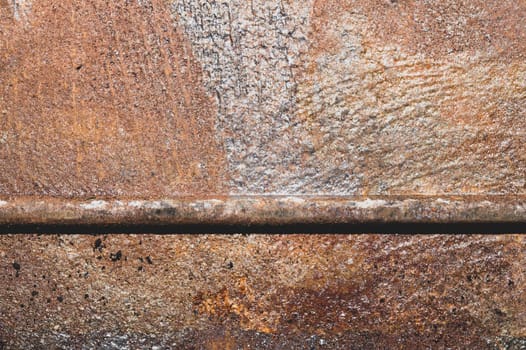 Old rusty metal texture. rough iron plate. dirty steel sheet background