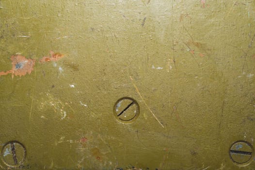 Rusty steel texture. rough metal plate with marks and scratches. painted iron background