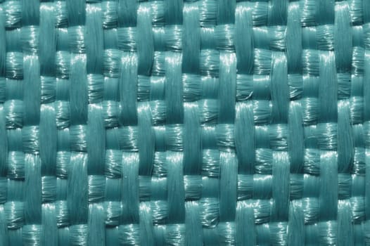 Plastic fiber weave texture. wickerwork material close up background