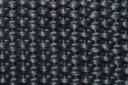 Plastic fiber weave texture. wickerwork material close up background