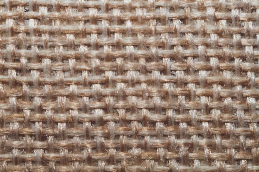 Woven texture. fabric fibers close up. textile background