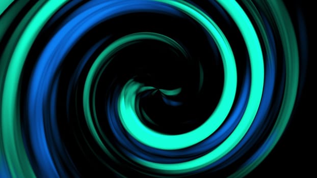 Abstract 3d render swirl with twisting lines in constant rotation effect. Ring energy sucks in spatial matter. Dynamic blurry stripes powerful tornado with view from inside.