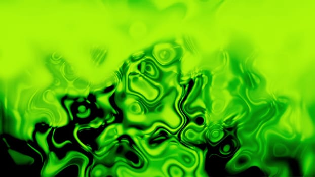 Bright blurry 3d render spots with waving textures. Ink splashes in modern geodes and geometric tracery. Alcohol and gasoline pollution on sea surface. Environmental disaster with an oil spill