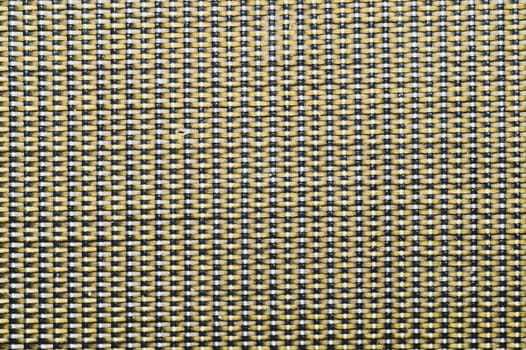 Woven pattern from threads macro. fabric texture. textile background extremely close up