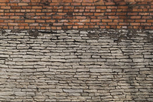 Brick wall. stone wall background. abstract grunge texture. old masonry