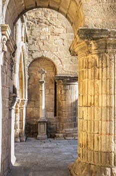 Church of Santiago, early site of the Military Order of the Knights of Santiago. Caceres, Extremadura, Spain