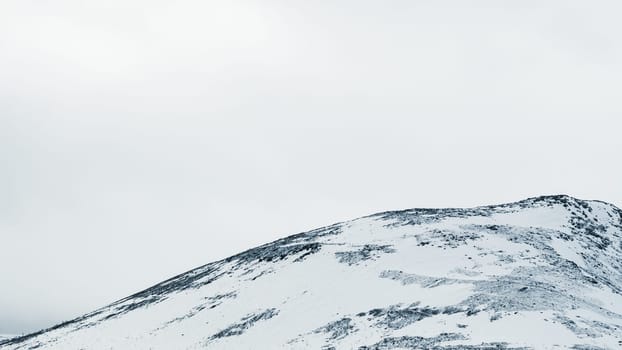 Snowy mountain landscape background. snowy hills background