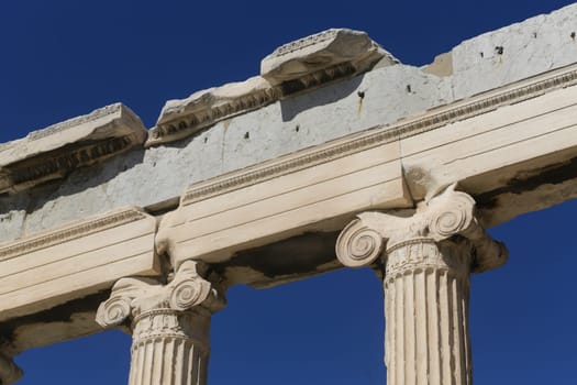 The Parthenon at the Acropolis in Athens, Greece