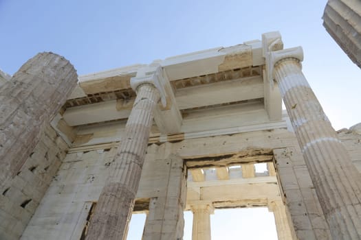 The Parthenon at the Acropolis in Athens, Greece