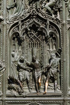 The Milan Cathedral or Duomo di Milano is the gothic cathedral church of Milan