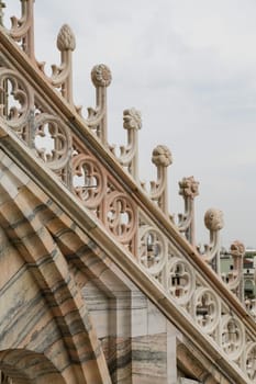 The Milan Cathedral or Duomo di Milano is the gothic cathedral church of Milan