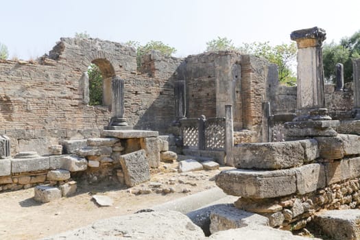 The archaeological site of ancient Olympia in Greece, birthplace of the olympic games - UNESCO world heritage site