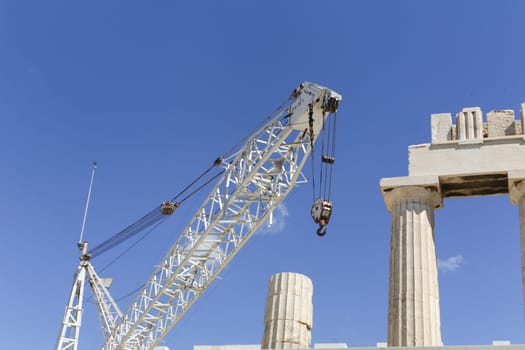 The Parthenon at the Acropolis in Athens, Greece