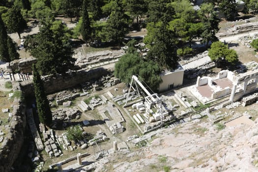 View on the Acropolis in Athens, Greece